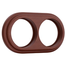 Изображение Рамка на 2 поста (итальянский орех) W0025225